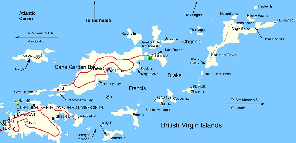 BVI Map